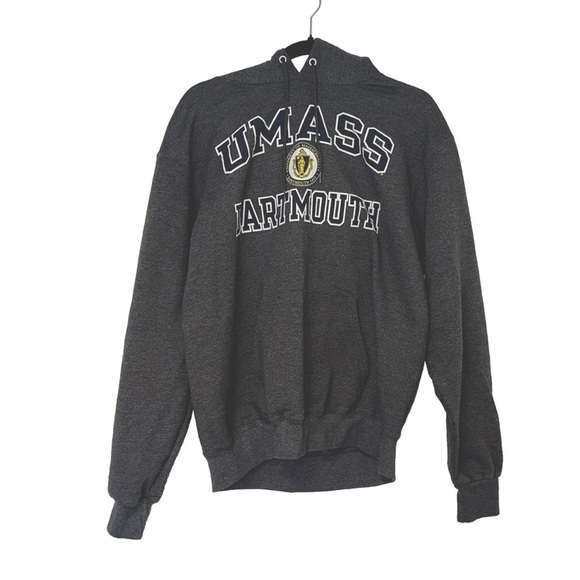 Champion Other - UMASS DARTMOUTH SWEATSHIRT MENS SIZE MEDIUM VINTAGE HOODIE GRAY 90S CHAM…